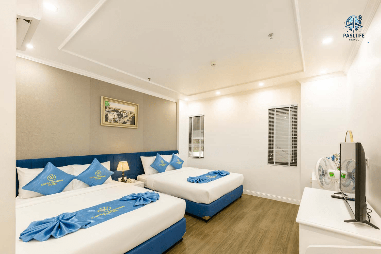 Phòng 2 giường của khách sạn 3 sao Catba Wonder Hotel