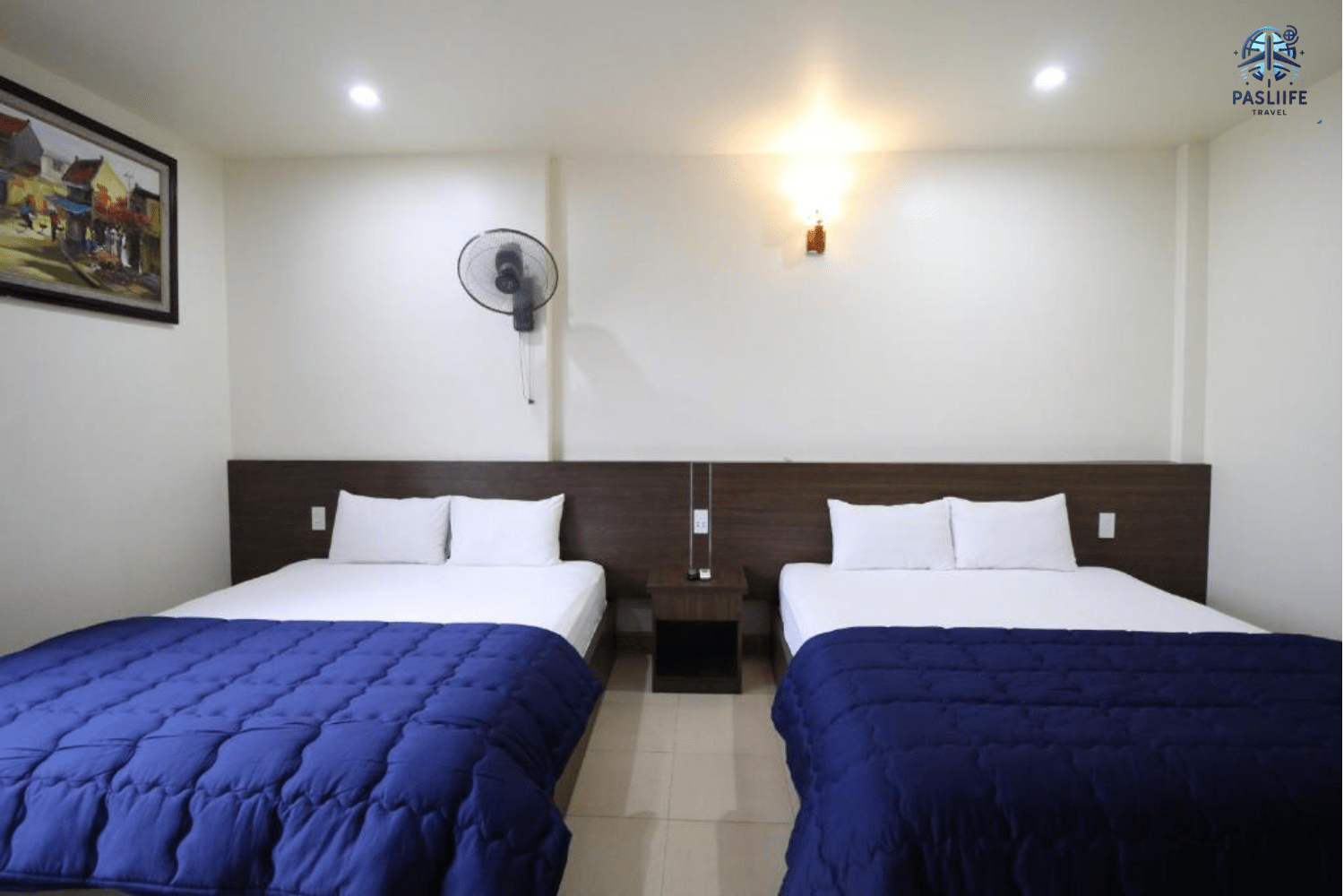 phòng 2 giường tại khách sạn 4 sao Catba Dream Hotel