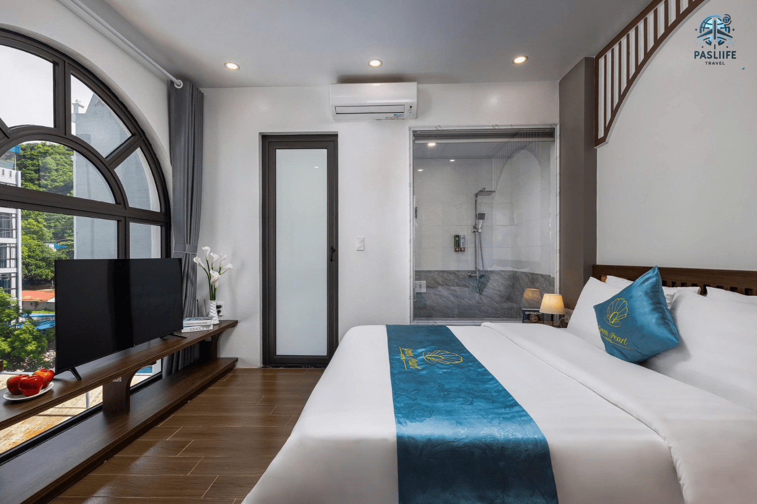 Phòng 1 giường tại khách sạn 4 sao Cát Bà Green Pearl Hotel